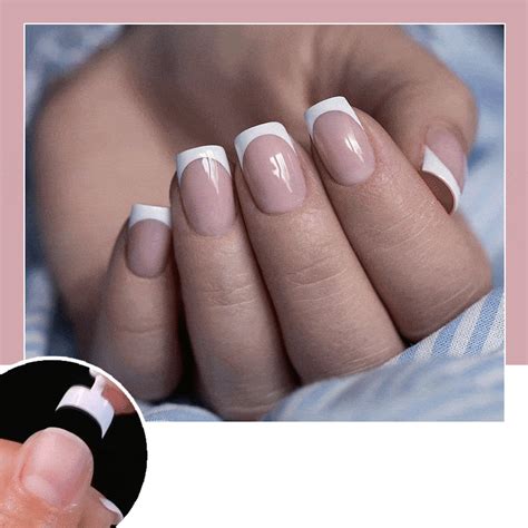 This Is The Secret To Get Perfect French Nails In Seconds Simply Glue