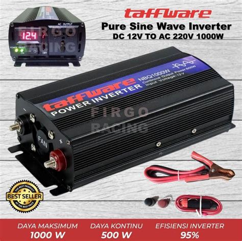 Jual Inverter Pure Sine Wave 1000 Watt Gelombang Sinus Murni 12v To