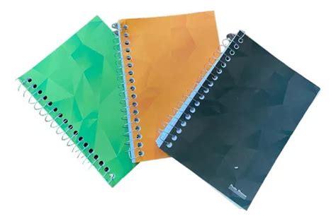 Cuaderno Espiral De Tapa Flexible De 1 8 Con 96 Hojas Escolares De 15