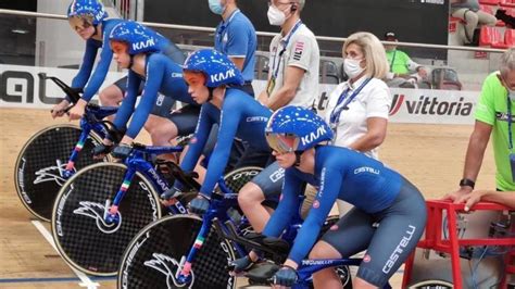 Ciclismo Su Pista Europei Italia In Semifinale Nell Inseguimento