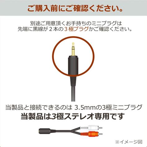 Rca 変換ケーブル 全長30cm ミニプラグ ⇒ Rcaピンプラグ 変換 端子 種類 3 5mmステレオ3極ミニジャック メス 凹 ⇔ オーディオrcaピンプラグ オス 凸 赤白