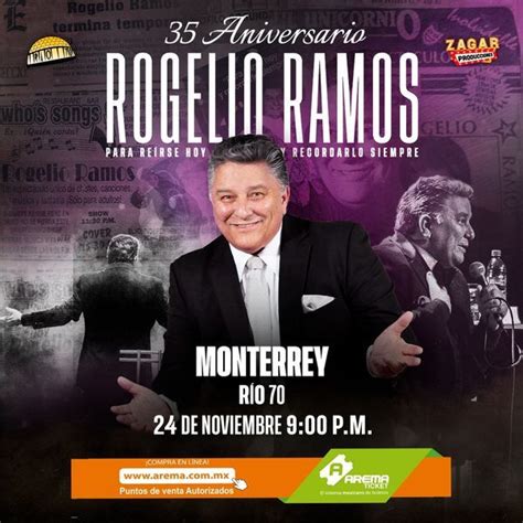 Aniversario Rogelio Ramos Arema Ticket