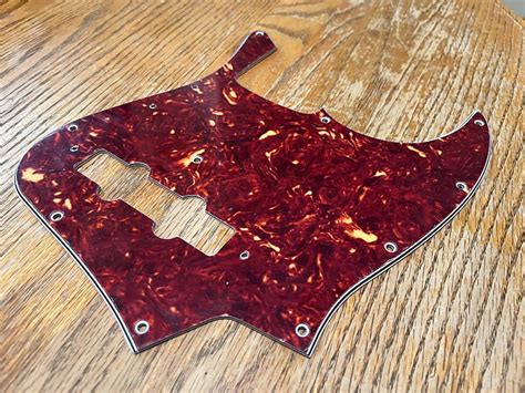 Fender Jazz Bass Pickguard 60s 2000s Tortoiseshell Reverb