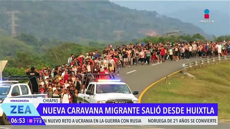 Nueva Caravana Migrante Sale De Huixtla Chiapas V Deo Dailymotion