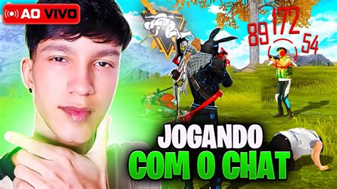 JOGANDO RANK O CHAT PEGUEI 999 ESTRELAS FREE FIRE AO