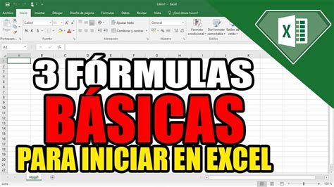 3 Fórmulas Básicas Para Iniciar En Excel Formulas De Excel Para