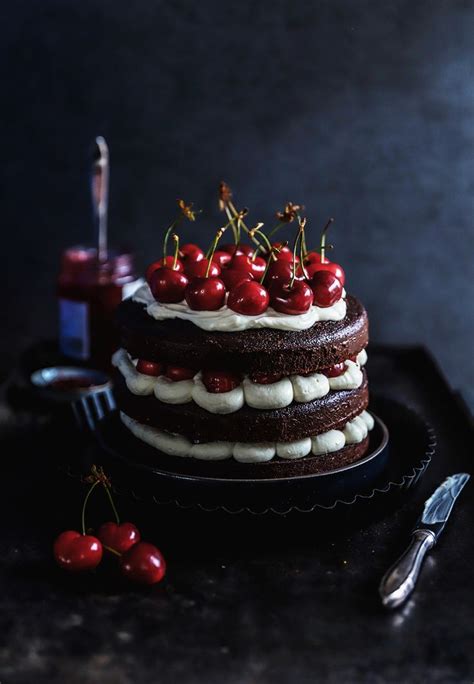 Naked Cake Schwarzw Lder Kirschtorte Reloaded Backst Bchen Rezept