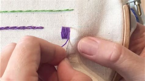 Embroidery Tutorial Satin Stitch Youtube