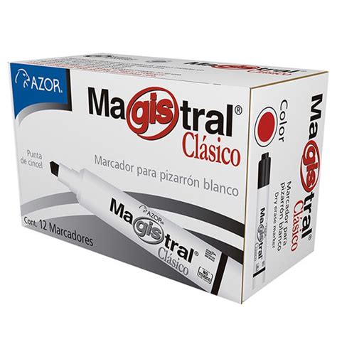 AZO MAR 83402C 301 83402 MARCADOR MAGISTRAL CLASICO ROJO C 12 Royal