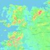 Ireland Topographic Map Elevation Terrain