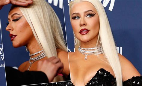 Christina Aguilera od stóp do głów w cekinach Ale i tak wszyscy