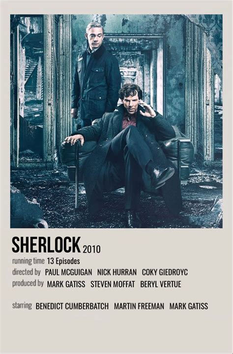 Sherlock Sherlock Poster Sherlock Film Posters Vintage