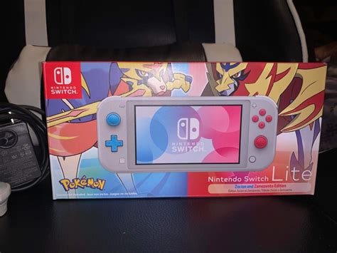 Nintendo Switch Lite Pokemon Zacian Zamazenta Edition Sword And Sheild Values Mavin