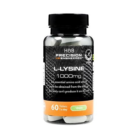 L Lysine 1000mg 60 Tablets