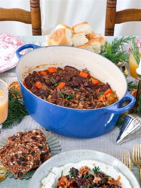 Apple Cider Braised Beef Pot Roast