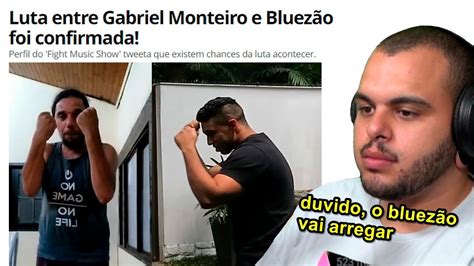 LUTA DE BLUEZÃO E GABRIEL MONTEIRO É CONFIRMADA Maicon React YouTube