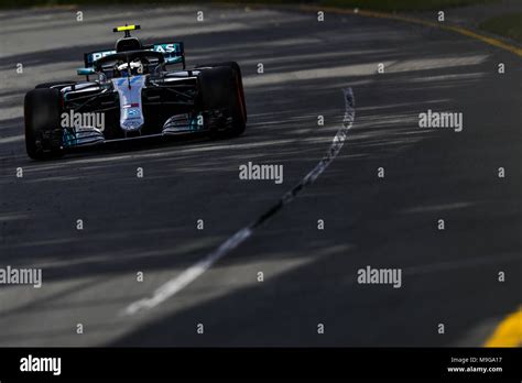 Melbourne Australia Th Mar Bottas Valtteri Fin Mercedes