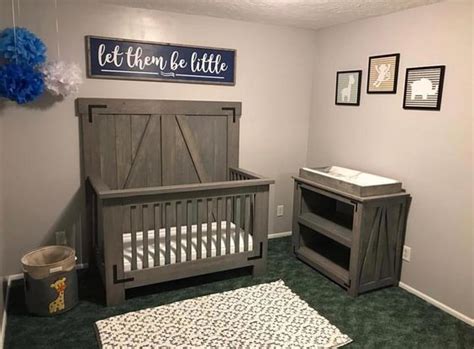 DIY Farmhouse Crib And Changing Table Free Plans At Shanty 2 Chic