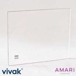 Vivak Petg Clear Gloss X X Mm Whitepe Amari Plastics