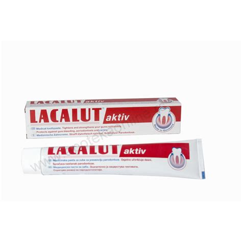 LACALUT AKTIV PASTA ZA ZUBE 75ml Apotekaonline Rs