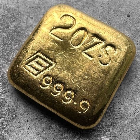 Engelhard 2 oz Gold Poured Bar .9999 2oz - CoinWatchCo