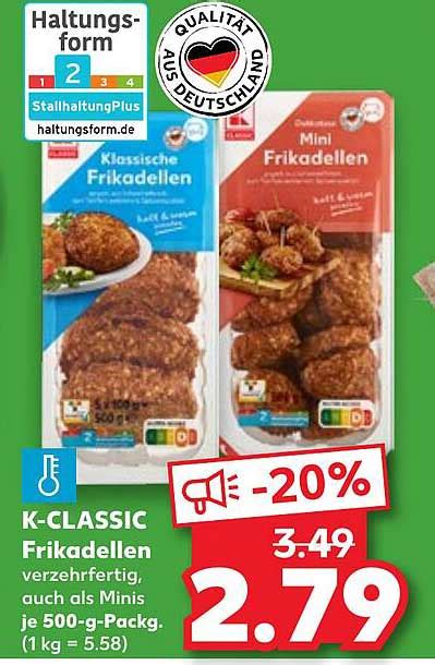 K Classic Frikadellen Angebot Bei Kaufland 1Prospekte De