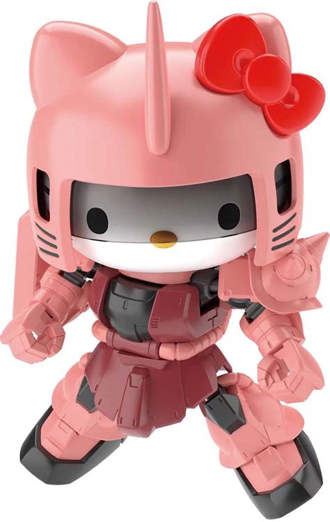 Hello Kitty Ms 06s Chars Zaku Ii Sd Ex Standard Gundam House