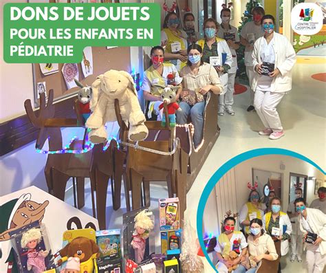 DONS DE JOUETS POUR LES ENFANTS EN PÉDIATRIE Centre Hospitalier