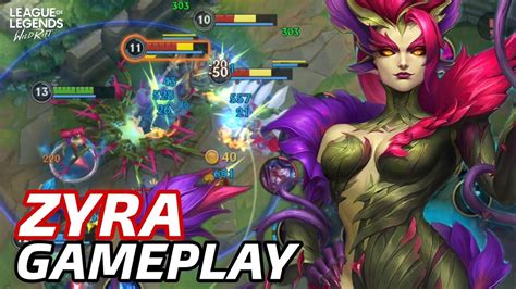 Zyra Gameplay El Nuevo Support Hace Much Simo Da O Wild Rift