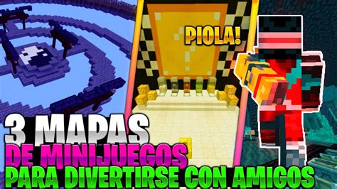 Top Mapas De Minijuegos Para Divertirse Con Amigos Minecraft Pe