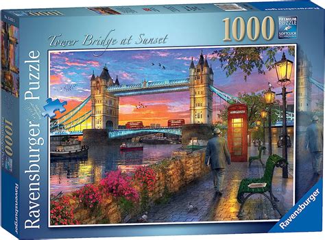 Ravensburger Tower Bridge Of London At Sunset Piece Jigsaw Puzzle