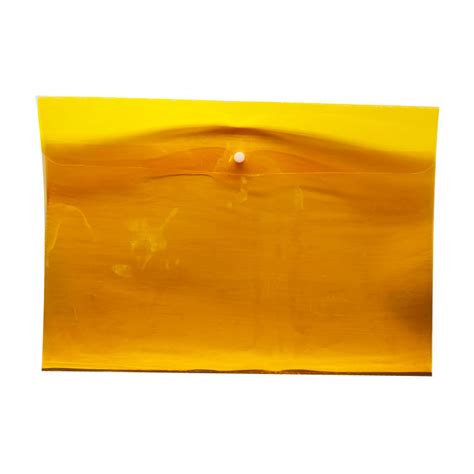 Sanelnet 1 Pc Plastic Envelope Colored Transparent FLAT GAUGE 10 LONG