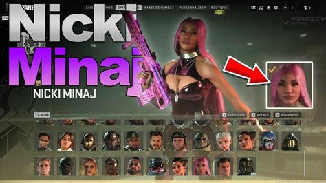 COMMENT DEBLOQUER TOUT LES OPERATEURS SUR WARZONE 2 NICKI MINAJ