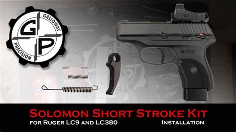 Solomon Short Stroke Trigger Kit For Ruger Lc9 And Lc380 Installation By Galloway Precision