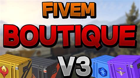 Free Boutique V With Lootbox Rageui Fivem Youtube