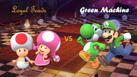 Mario Tennis Aces Toad And Toadette Vs Luigi And Yoshi Loyal Toads