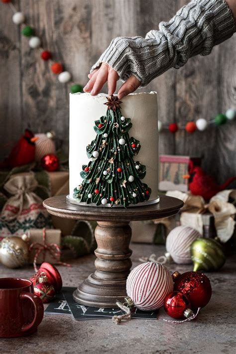 Buttercream Christmas Tree Cake Tutorial Artofit