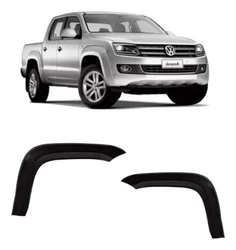 Par Alargador Moldura Paralama Dianteiro Amarok 2010 A 2015 Frete grátis