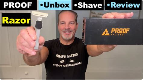 New Proof Aluminum Magnetic Safety Razor Unbox Shave Review Youtube