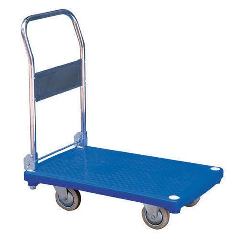 Easy To Operate Silicon Rubber Wheel Type Foldable Material Handling