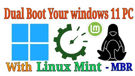 Install Mint Linux Alongside Of Windows 11 Mbr Dual Boot Windows 11