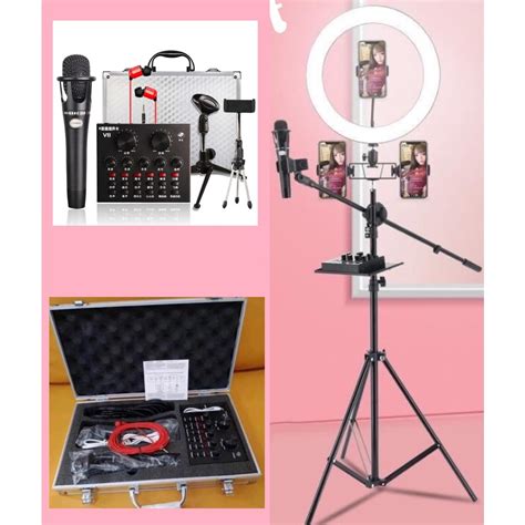 Magic Sing Microphone 100 Original Meet Bm 800 Mic Condenser Set With