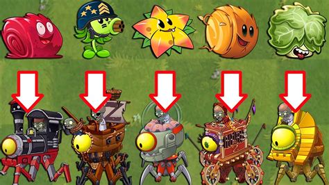 Every Random Premium Plants Power Up Vs Pvz Final Bosses Fight