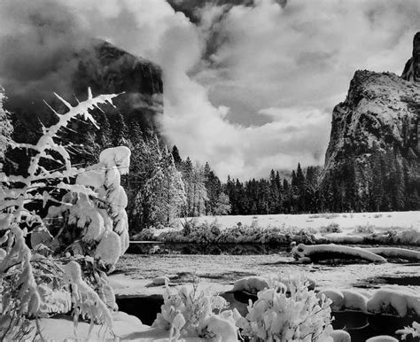 At Auction Ansel Adams Ansel Adams Gates Of The Valley Winter