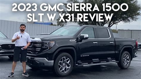 2023 Gmc Sierra 1500 Slt W X31 Package Review Youtube