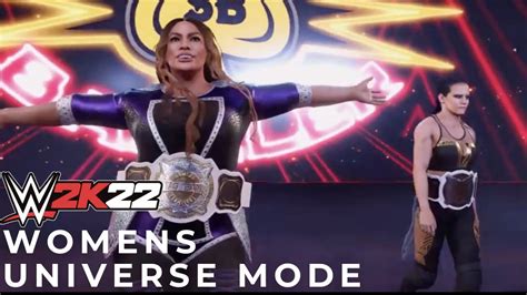 Wwe 2k22 Womens Universe Mode I Episode 84 Raw Youtube