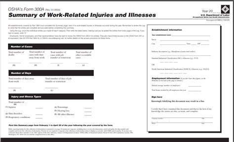 Osha 300a Forms Usa Constructsecure Support Center