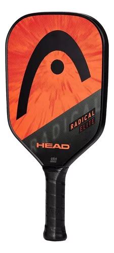 Raqueta Pala De Pickleball Head Radical Elite Color Negro Naranja