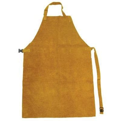 Gold Leather Welding Apron Advanced Welding Supplies