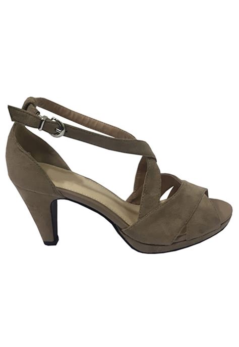 Ripley SANDALIA GAMUZA ECOLÓGICA ZAU45 NUDE